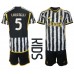 Maillot de foot Juventus Manuel Locatelli #5 Domicile vêtements enfant 2023-24 Manches Courtes (+ pantalon court)